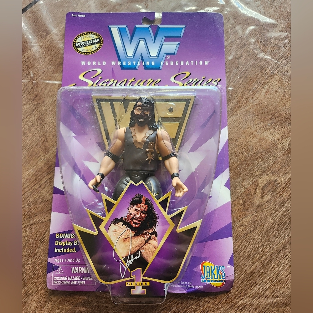 WWF WWE Mankind Action Figure Jakks Pacific 1997 #80903 NEW